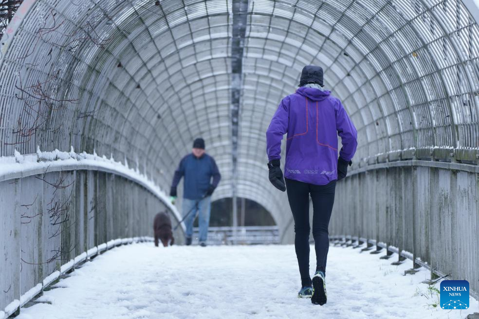 Heavy snow in Britain causes travel disruption, power cuts