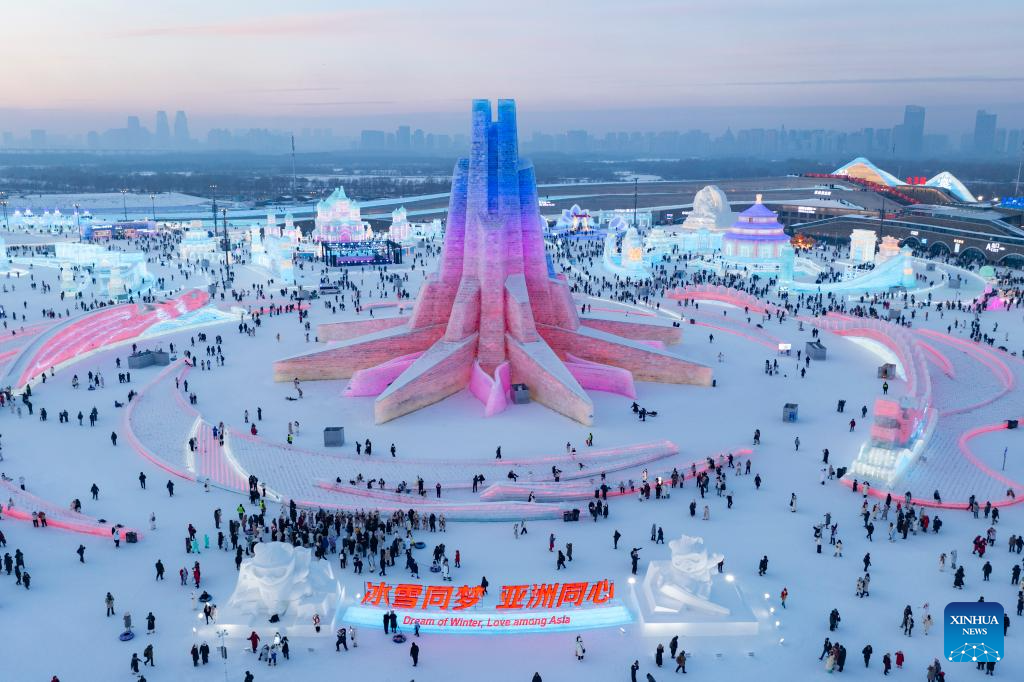 41st Harbin Int'l Ice and Snow Festival kicks off