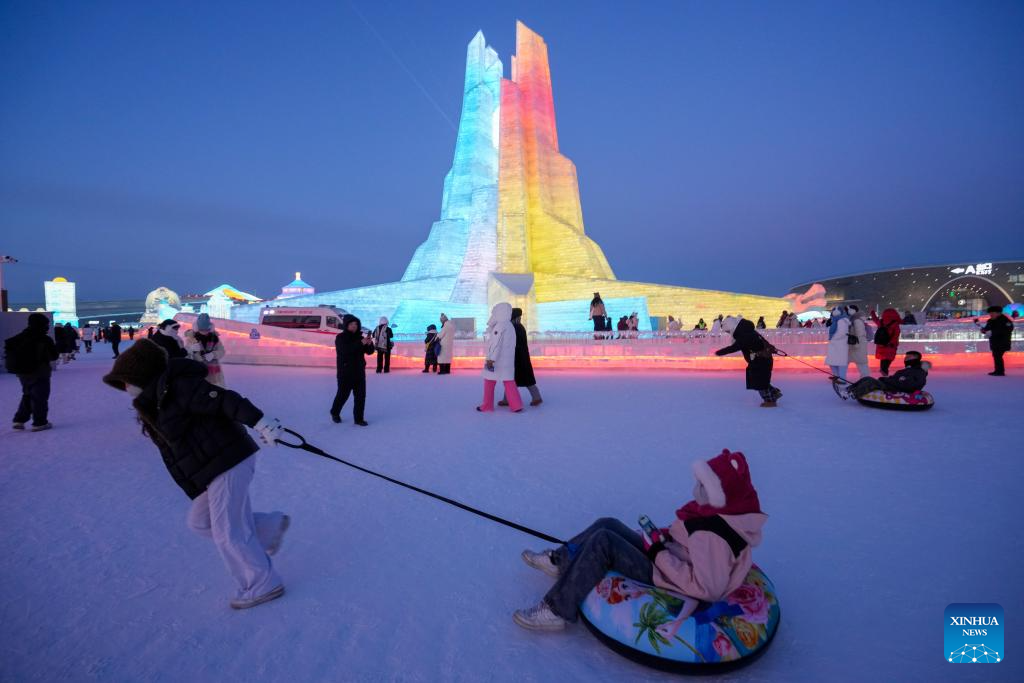 41st Harbin Int'l Ice and Snow Festival kicks off