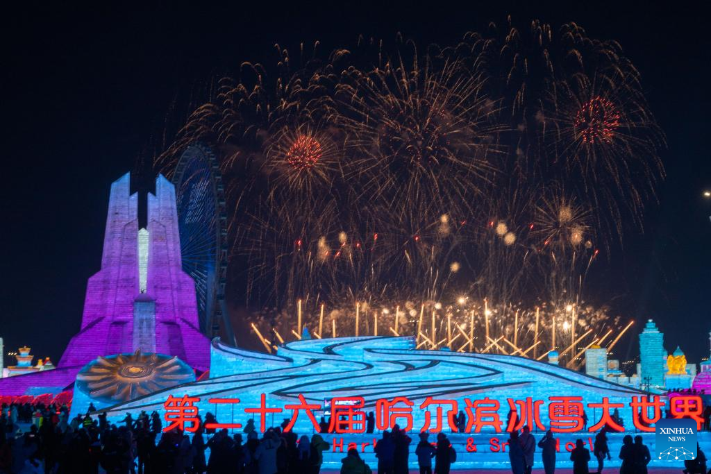 41st Harbin Int'l Ice and Snow Festival kicks off