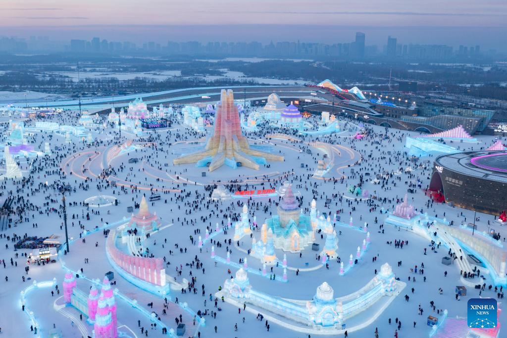 41st Harbin Int'l Ice and Snow Festival kicks off