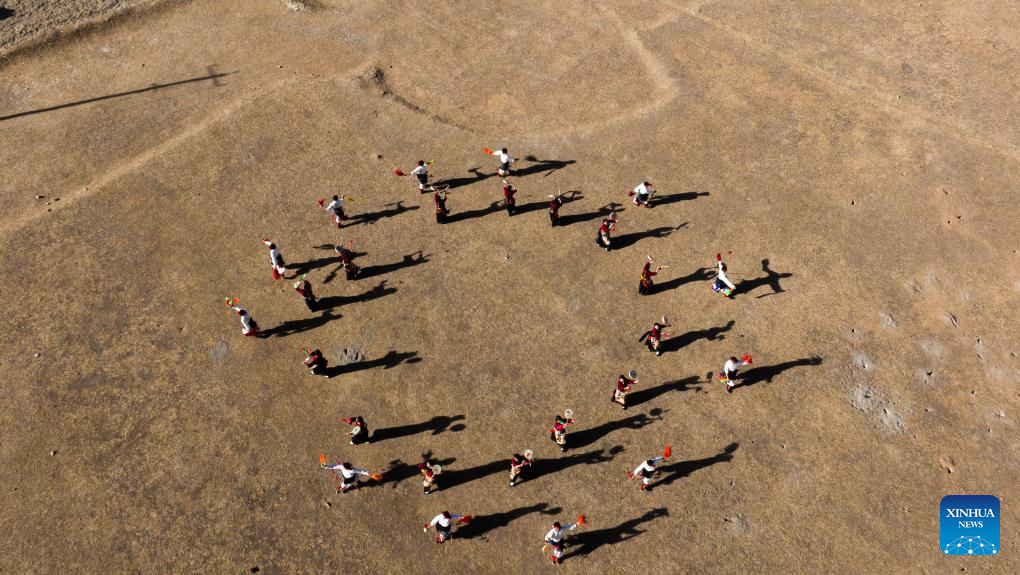 Pic story: inheritor of traditional Reba Dance in Xizang