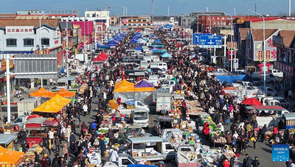 In pics: historic open-air market in China's Tianjin