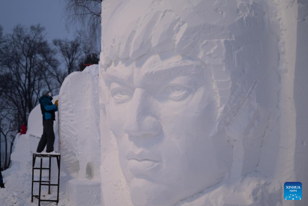 In pics: 27th Harbin int'l snow sculpture competition