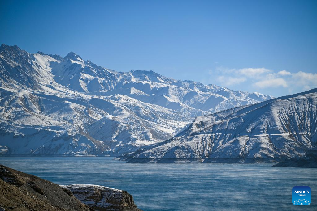 Winter scenery in Taxkorgan Tajik Autonomous County, China's Xinjiang