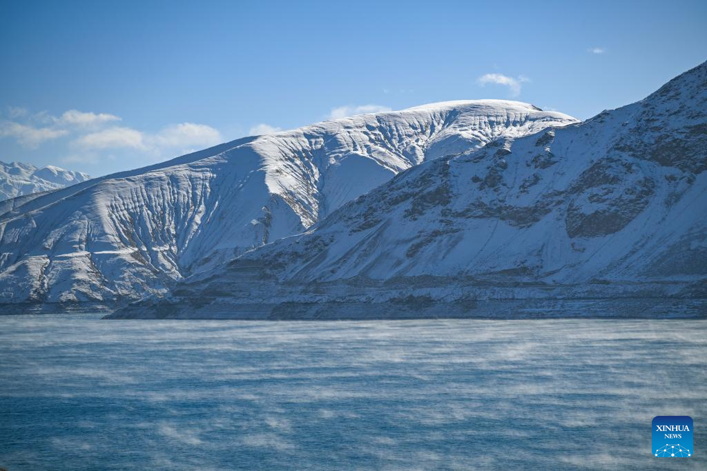 Winter scenery in Taxkorgan Tajik Autonomous County, China's Xinjiang