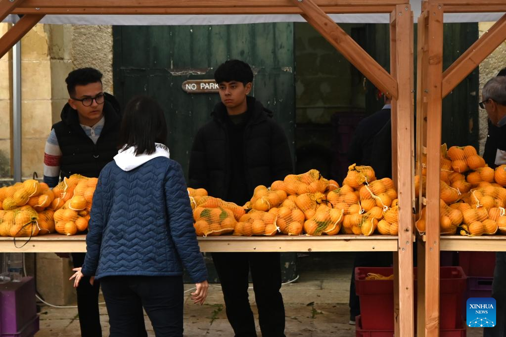 Annual citrus festival held in Attard, Malta