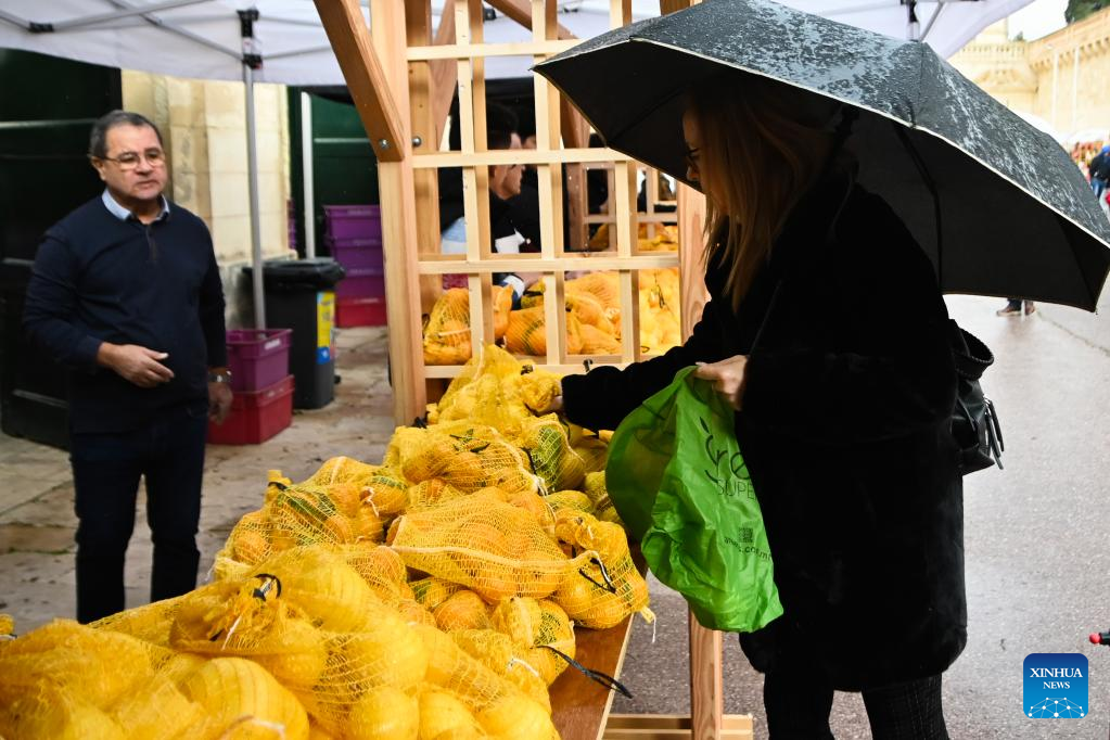 Annual citrus festival held in Attard, Malta