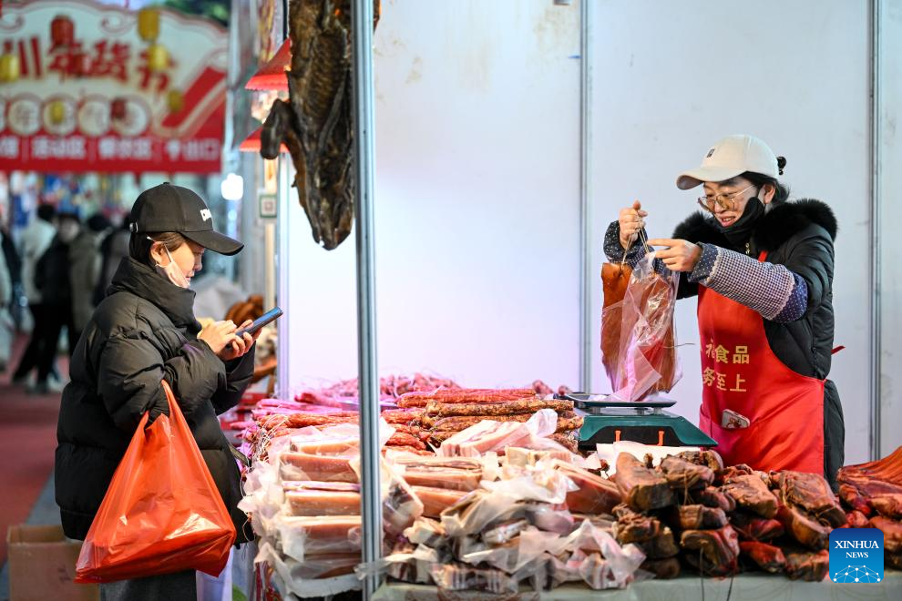 In pics: 2025 Yinchuan Lunar New Year's shopping festival