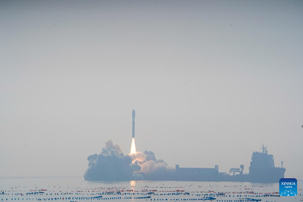 China's Smart Dragon-3 rocket launches satellites from sea