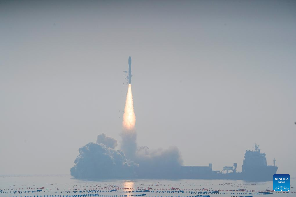 China's Smart Dragon-3 rocket launches satellites from sea