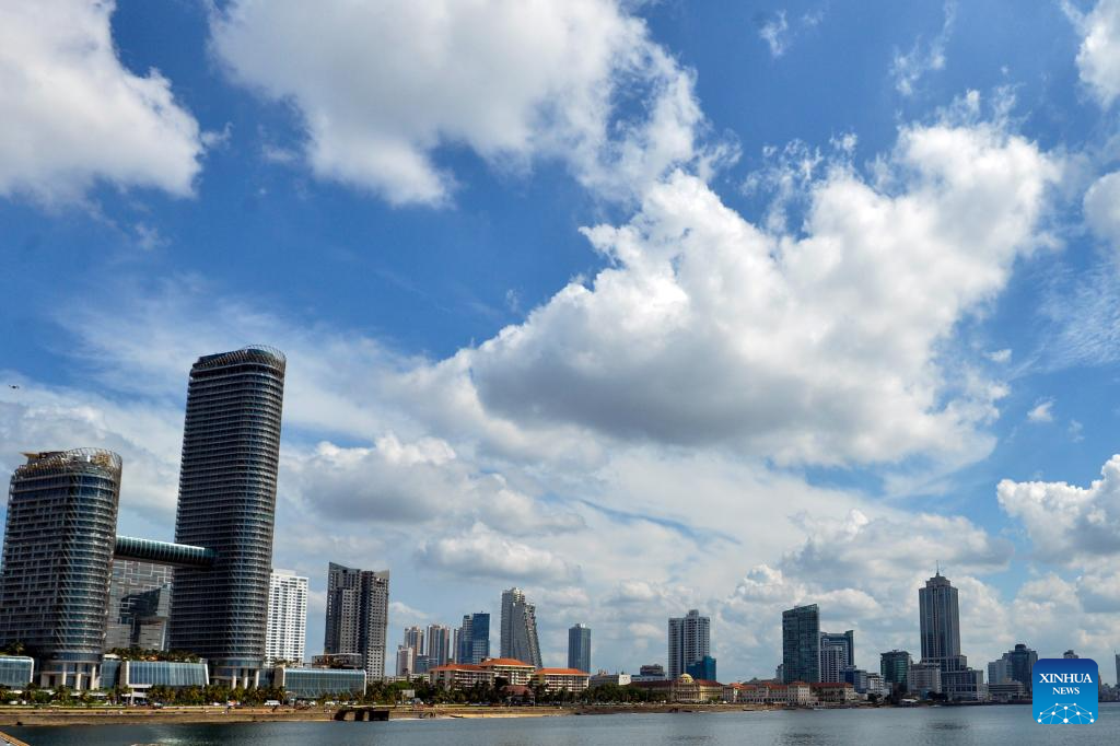 City view of Port City Colombo, Sri Lanka