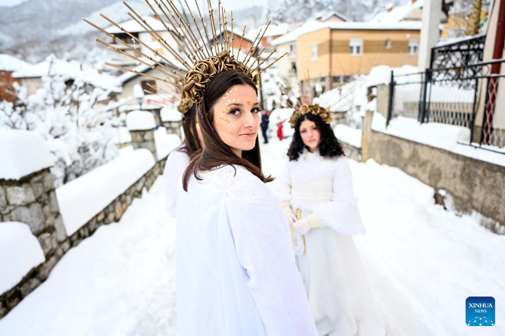 In pics: carnival celebration in Vevcani, North Macedonia