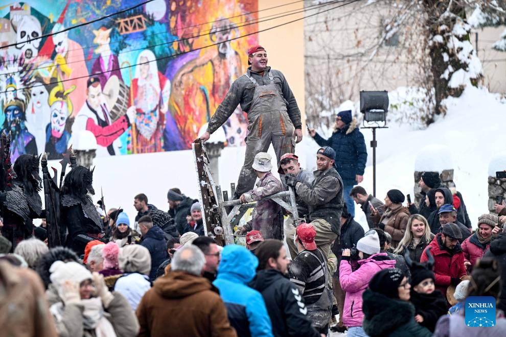 In pics: carnival celebration in Vevcani, North Macedonia