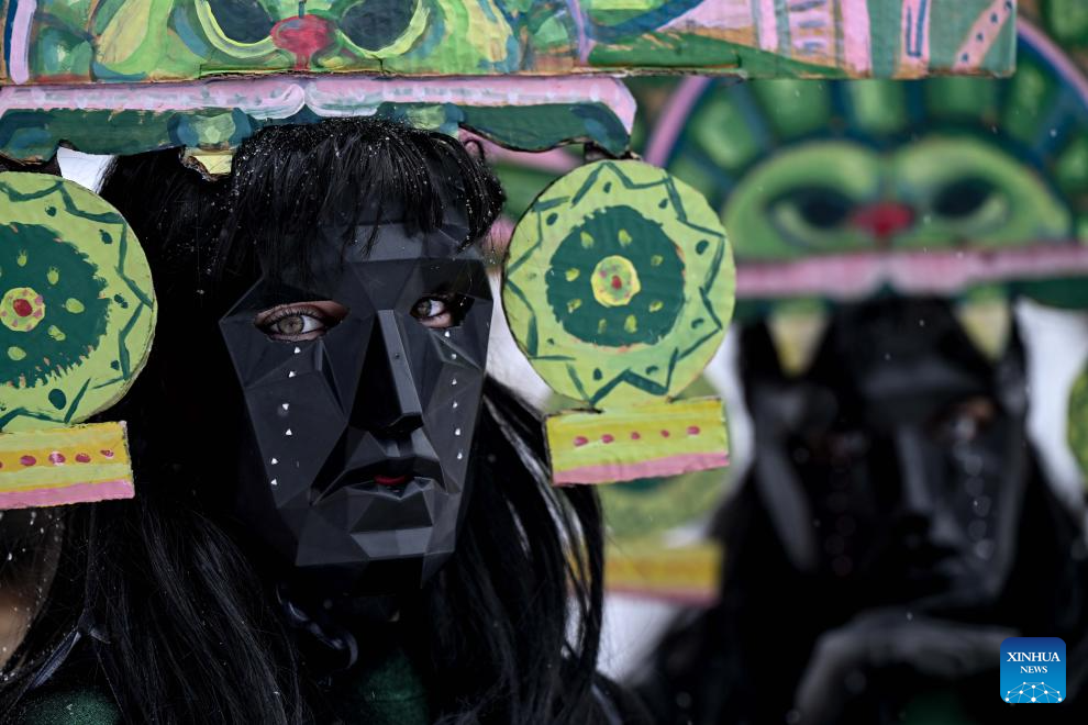 In pics: carnival celebration in Vevcani, North Macedonia