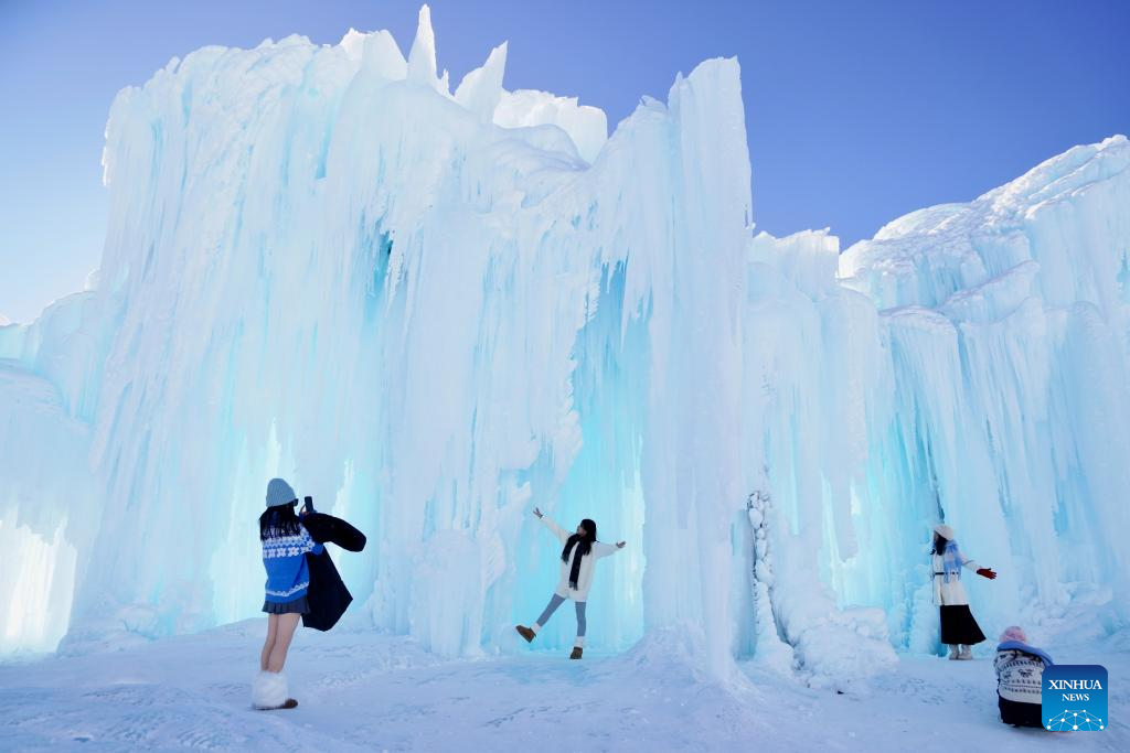 View of Sayram Lake in China's Xinjiang