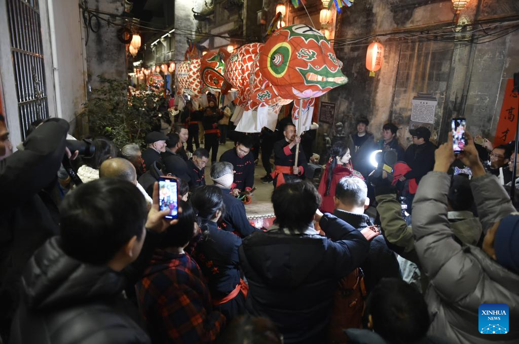 Traditional fish-shaped lanterns embrace new vitality in Shexian, E China