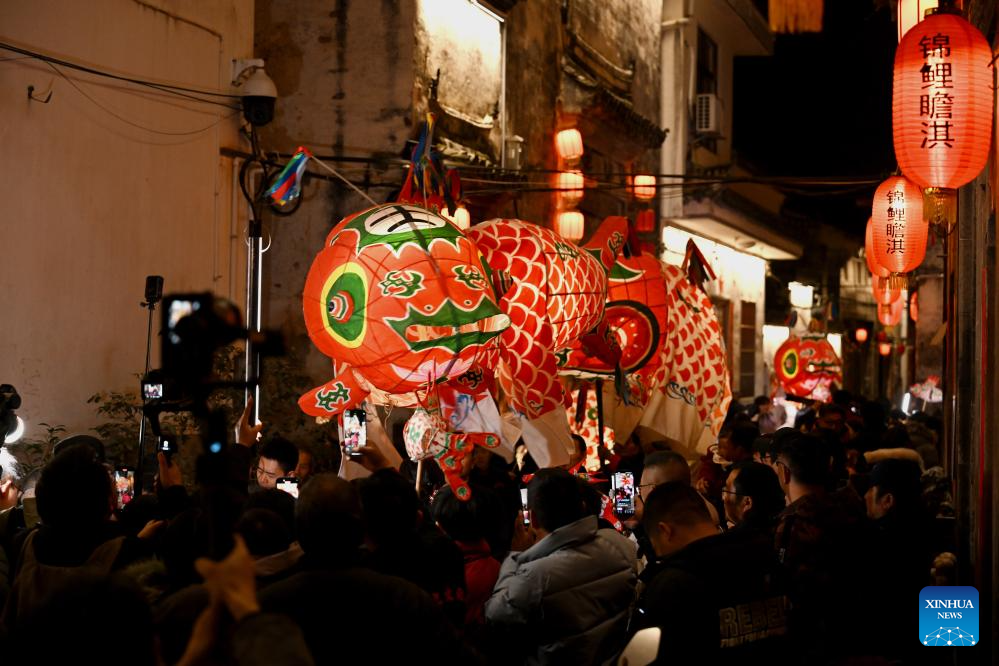 Traditional fish-shaped lanterns embrace new vitality in Shexian, E China