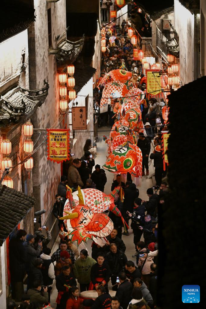 Traditional fish-shaped lanterns embrace new vitality in Shexian, E China