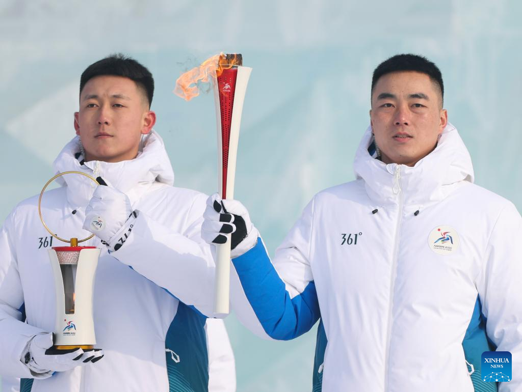 Flame for 9th Asian Winter Games lit in Harbin