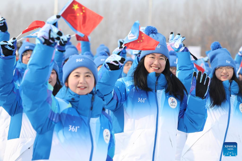 Flame for 9th Asian Winter Games lit in Harbin