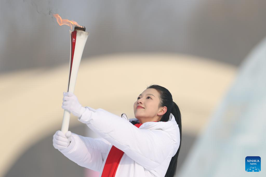 Flame for 9th Asian Winter Games lit in Harbin