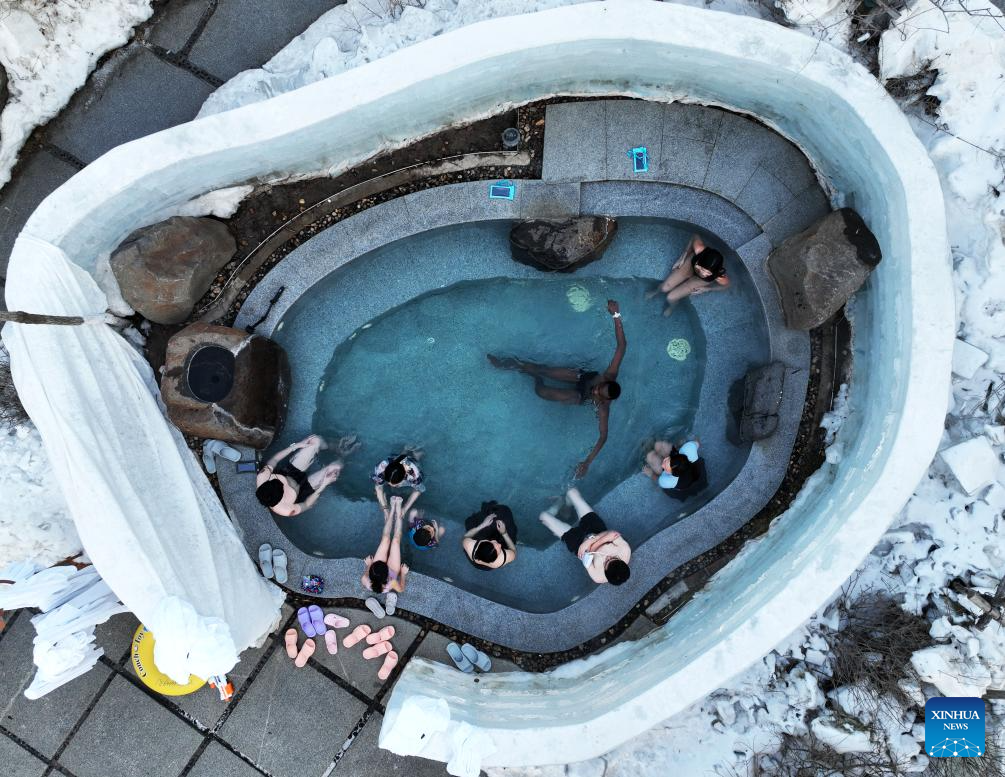 In pics: hot spring resort in Shenyang, NE China