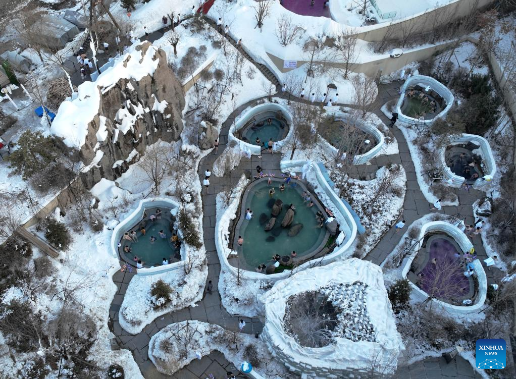 In pics: hot spring resort in Shenyang, NE China