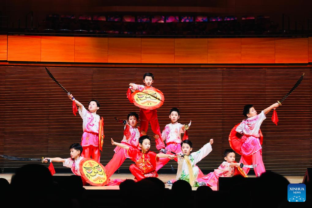 Chinese, UN school art youths celebrate Spring Festival with performance in NYC