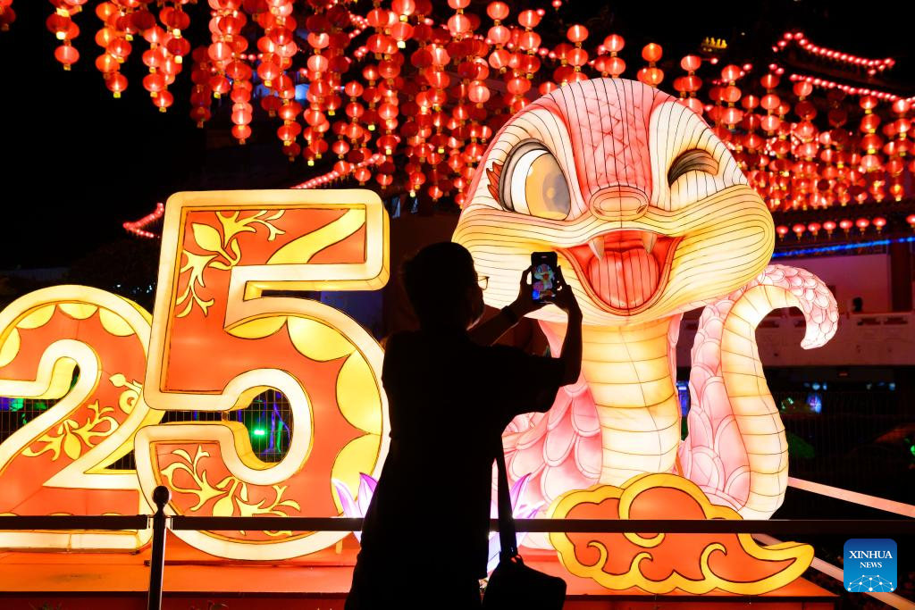 Lighting ceremony held to mark upcoming Chinese New Year in Malaysia