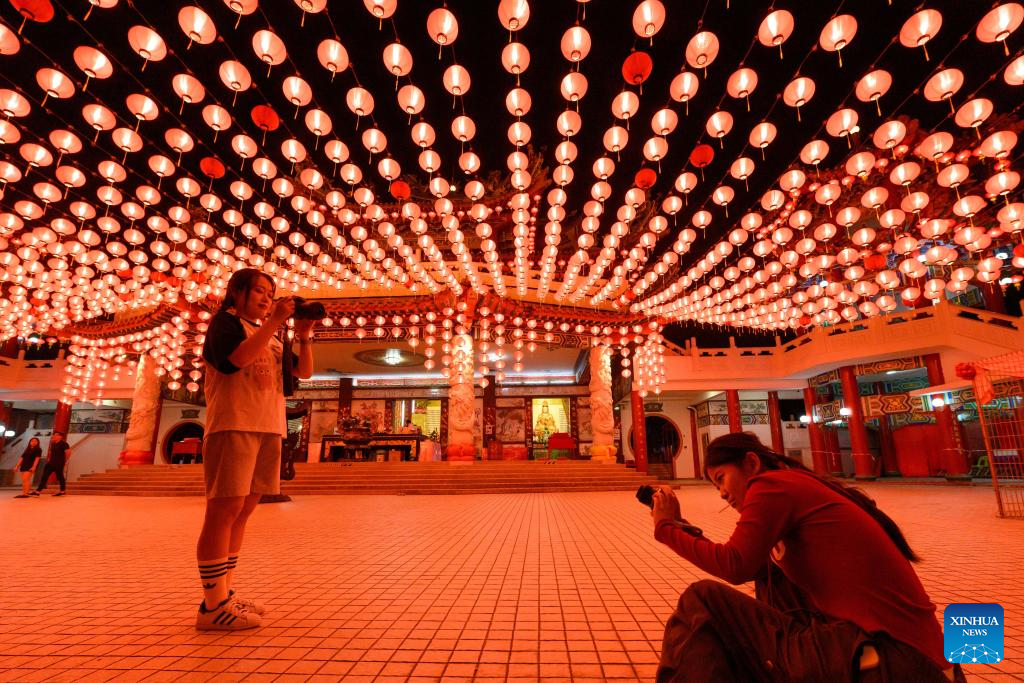 Lighting ceremony held to mark upcoming Chinese New Year in Malaysia