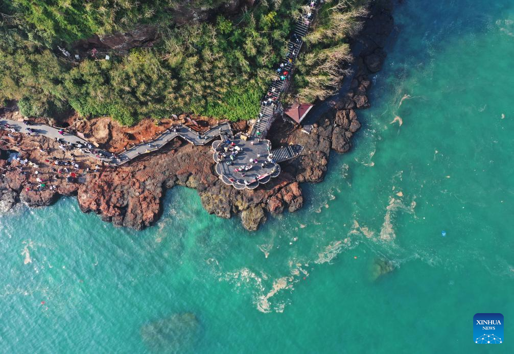 View of Weizhou Island in S China's Guangxi