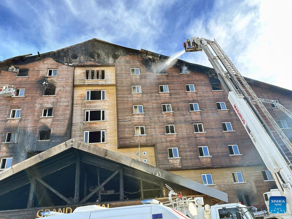 Hotel fire in Turkish ski resort leaves 66 dead, 51 injured