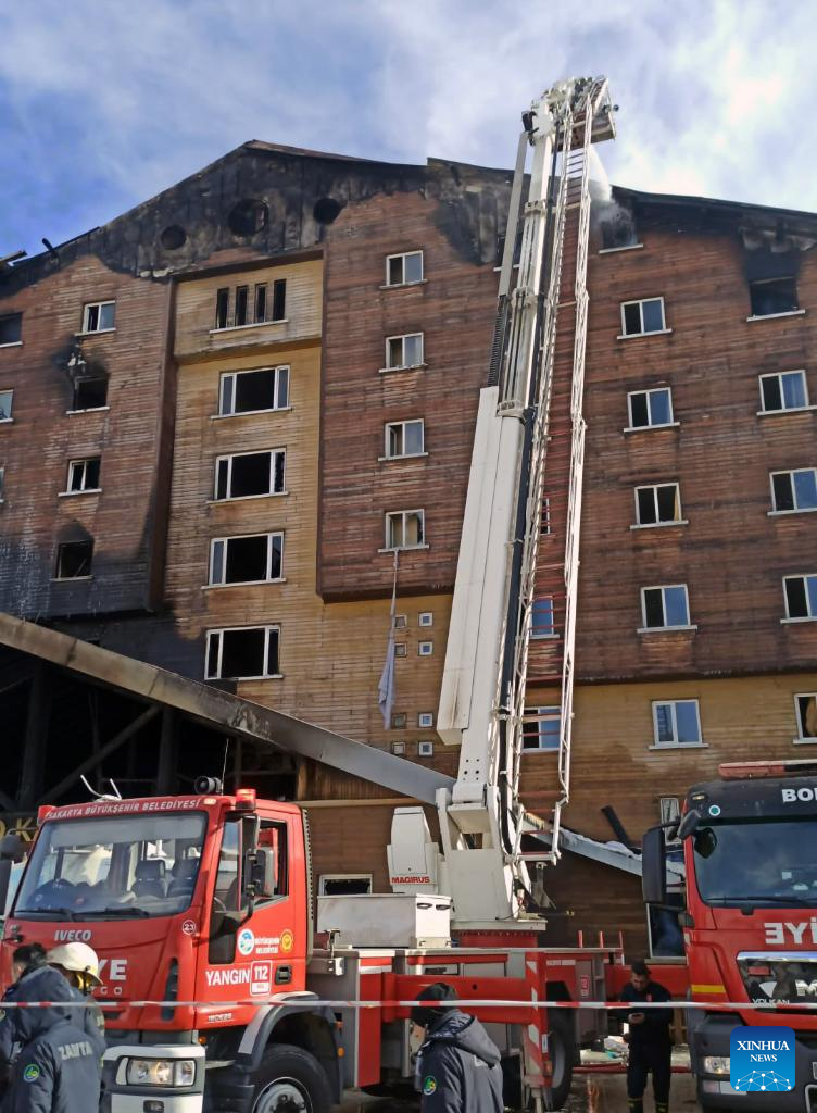 Hotel fire in Turkish ski resort leaves 66 dead, 51 injured