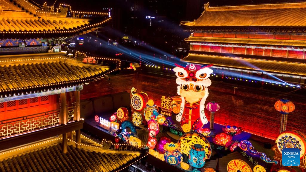 2025 Chang'an Lantern Festival opens in Xi'an