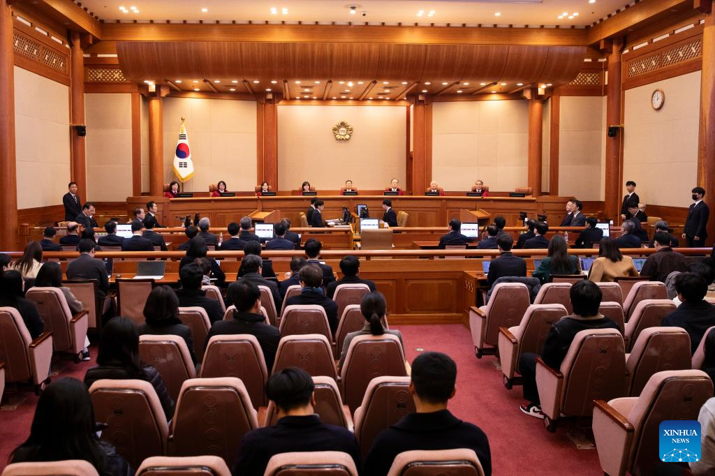 S. Korea's court holds 4th hearing of Yoon's impeachment trial