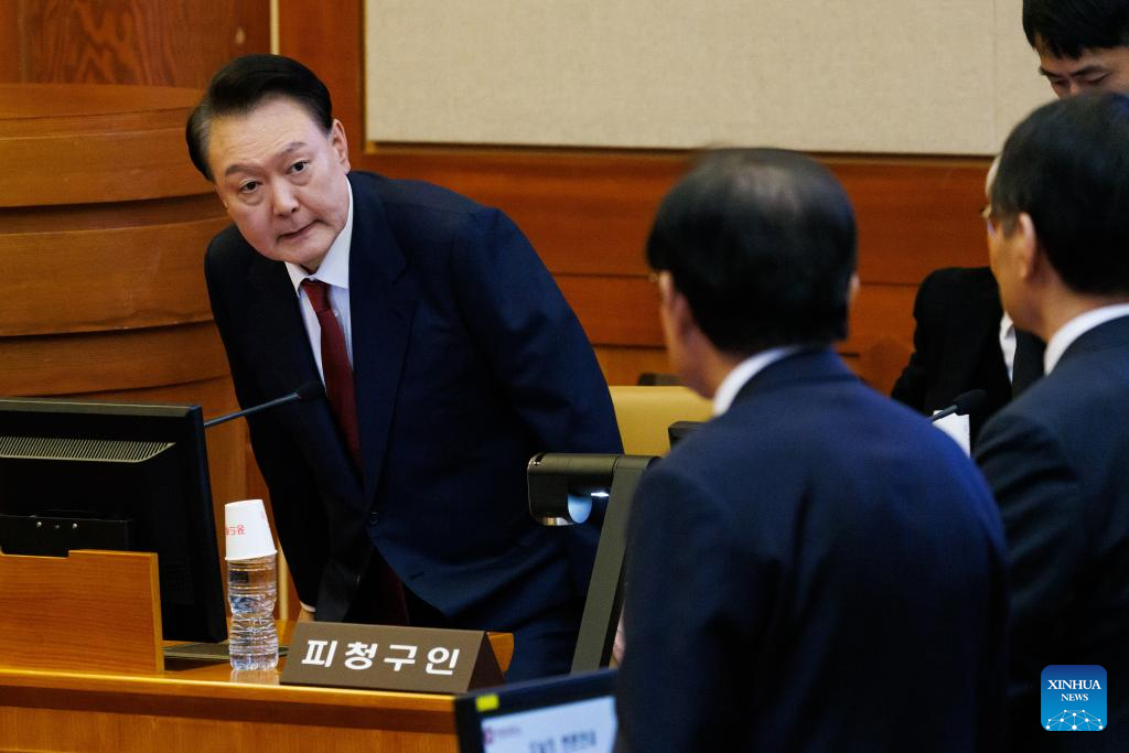 S. Korea's court holds 4th hearing of Yoon's impeachment trial