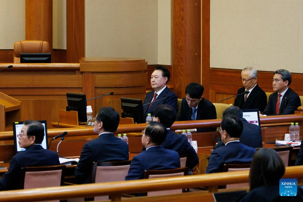 S. Korea's court holds 4th hearing of Yoon's impeachment trial