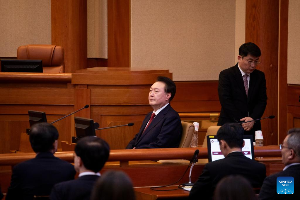 S. Korea's court holds 4th hearing of Yoon's impeachment trial