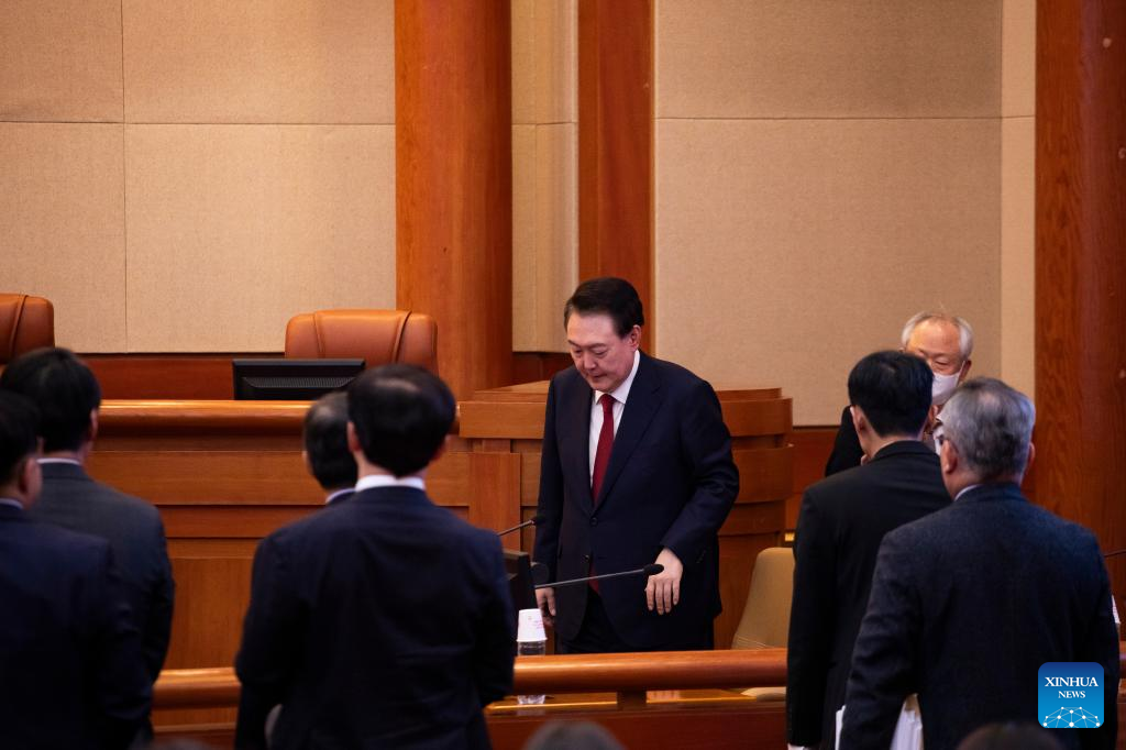 S. Korea's court holds 4th hearing of Yoon's impeachment trial