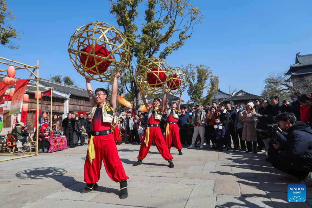 Puyuan Fashion Resort hosts cultural activities for visitors during Spring Festival