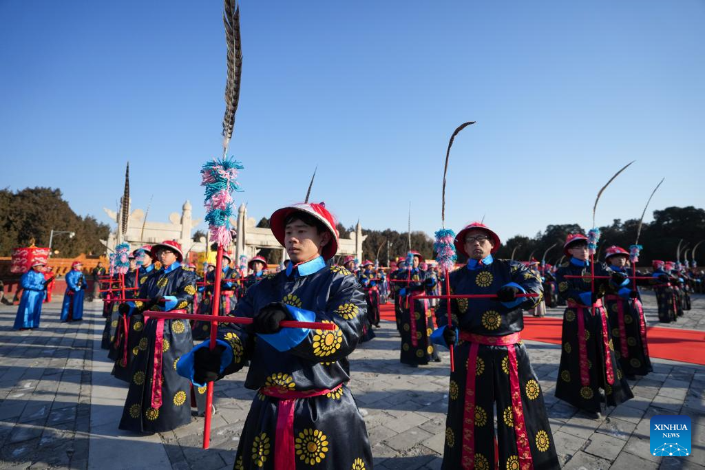 People visit Spring Festival temple fair at Ditan Park in Beijing