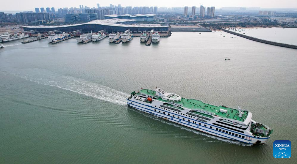 Hainan enhances ferry services for Spring Festival travel rush