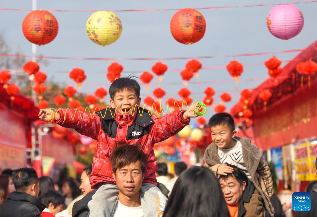 Various events held to celebrate Spring Festival across China