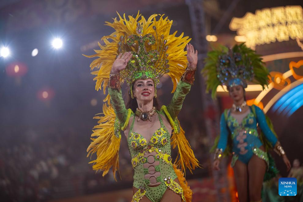 Parade held to mark Chinese New Year in Macao