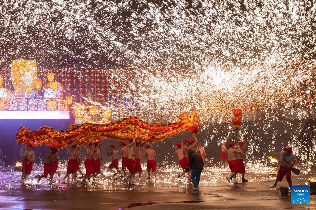 Tongliang Dragon Dance staged in SW China's Chongqing