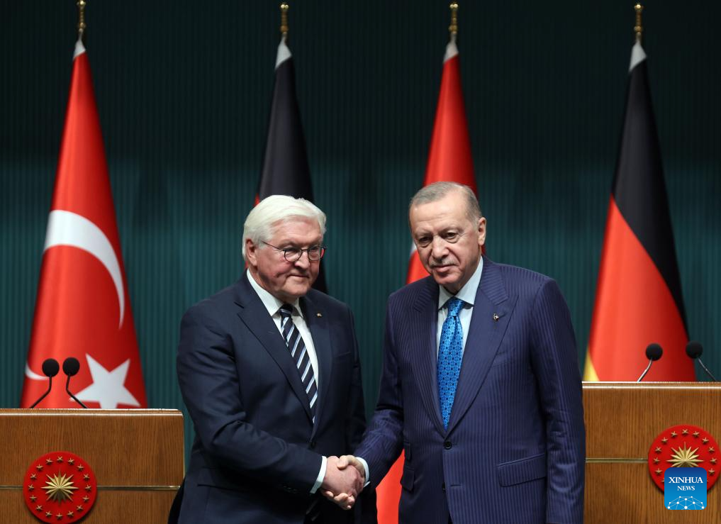 Turkish, German presidents defend 