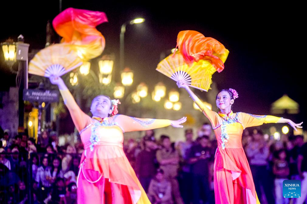 Chinese New Year Carnival held in Yogyakarta, Indonesia