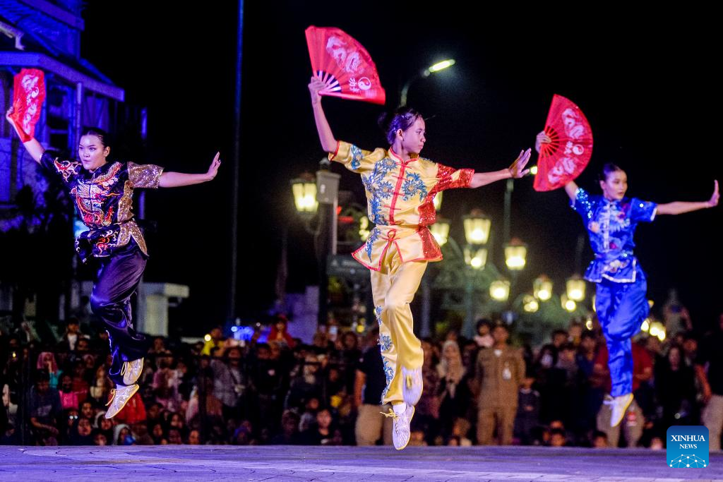 Chinese New Year Carnival held in Yogyakarta, Indonesia