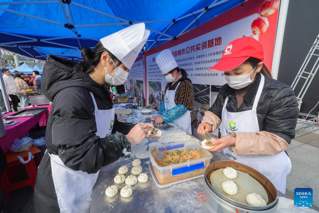 Job fair held in Jiande City in E China